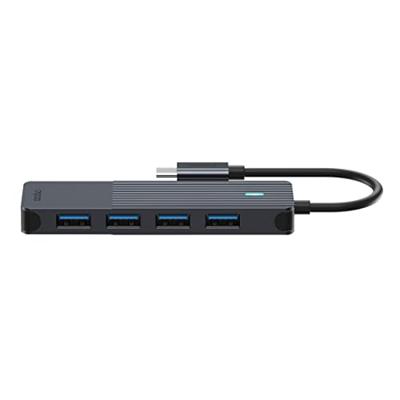 Rapoo USB-C Hub, USB-C naar USB-A, grijs USB Hub Zwart - thumbnail