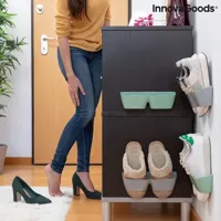 Zelfklevende schoenenrekken Shohold InnovaGoods Pakket van 4 stuks - thumbnail