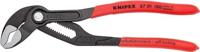 Knipex Cobra® Hightech-Waterpomptang | 180 mm Lengte | Anti-Slip | Kunststof Bekleed | Grijs Geatramenteerd - 87 01 180 SB - thumbnail