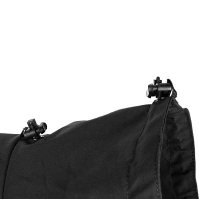 Non-stop dogwear® Honden-regenjas Fjord Raincoat, black, Maat: 55