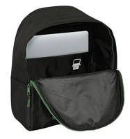 Laptoptas Munich Caviar Zwart 31 x 40 x 16 cm - thumbnail