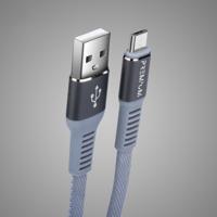 Kabel MicroUSB naar USB FR-TEC FT0025 Blauw 3 m - thumbnail