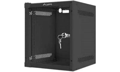 LANBERG WANDKAST 10" 6U (280X310, ZWART)
