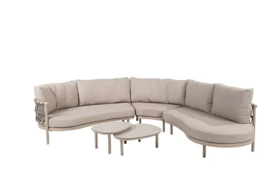 Piacenza loungeset 3-delig latte