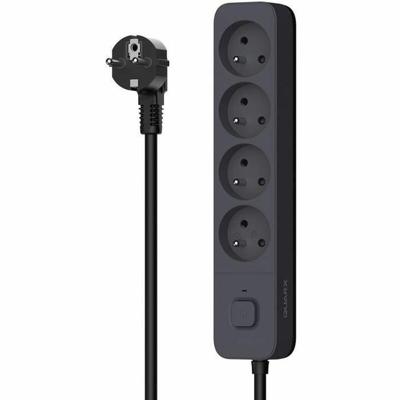 Stekkerdoos - QUARX - 4 stopcontacten - Met 3 USB-poorten, 1,5m kabel