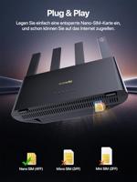 Tenda 4G08 Router Zwart - thumbnail