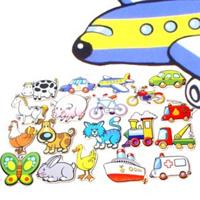 Simply for Kids Houten Magnetische Figuren 20stuks - thumbnail