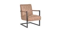 LABEL51 Fauteuil Denmark - Stone - Microfiber - thumbnail