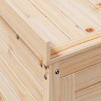 VidaXL Oppottafel met schappen 82,5x50x86,5 cm massief grenenhout - thumbnail