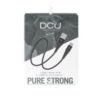 USB-C-kabel DCU 30402055 Zwart 1,5 m - thumbnail