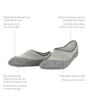 Falke Cosyshoe Dames Slof Light Grey Mel. 37-38 - thumbnail