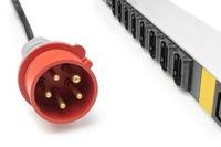 Digitus DN-95452 19 inch Stekkerdoos voor patchkast 1 HE Apparaatcontactdoos C13 10A, Apparaatcontactdoos C19 16A Vast inbouw, Incl. 2 metalen houders Geschikt - thumbnail