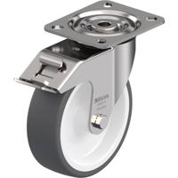 Blickle LX-POTH 125G-FI Zwenkwiel met rem Wieldiameter: 125 mm Draagvermogen (max.): 250 kg 1 stuk(s) - thumbnail