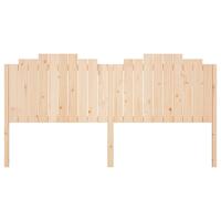 Hoofdbord 206x4x110 cm massief grenenhout - thumbnail