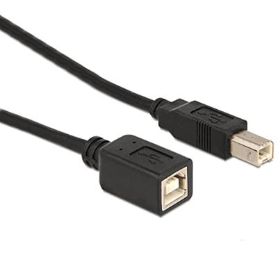 Delock 83427 Verlengkabel USB 2.0 B male > B female 2 m Delock 83427 Verlengkabel USB 2.0 B male > B female 2 m