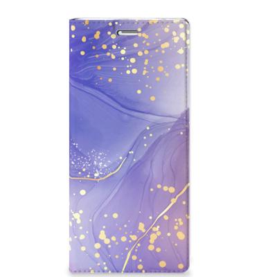 Bookcase voor Sony Xperia XZ | XZs Watercolor Paars Bookcase voor Sony Xperia XZ | XZs Watercolor Paars