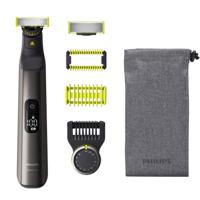 Philips QP6551/15 OneBlade Pro Face and Body Trimmer Chroom/Groen - thumbnail