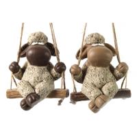 Countryfield Schaap 10x11x14cm bruin - thumbnail