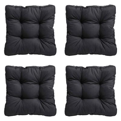 Florance kussen 47 x 47 Basic zwart (4 stuks) Madison - Madison Florance kussen 47 x 47 Basic zwart (4 stuks) Madison - Madison