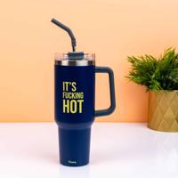 XXL thermosbeker (1,2 liter) - It's Fucking Hot - thumbnail
