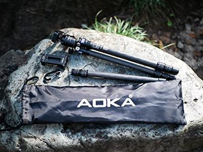 AOKA CMP163CL Carbon Travel Tripod + KB20 head