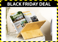 HI Boekenstandaard Bamboe - Boekensteun - 31x27x25 cm - thumbnail