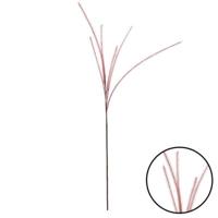 Countryfield kunsttak met 6 pluimen bordeaux 112 cm | 24 stuks - thumbnail