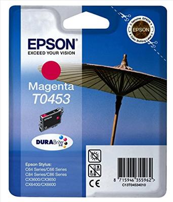 Epson Parasol T0453 Magenta Ink Cartridge (Standard Capacity) Origineel