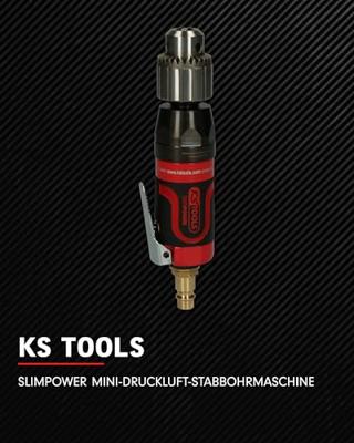 KS Tools 515.5520 3/8 SlimPOWER mini-pneumatische staafboormachine, 7000 omw/min.