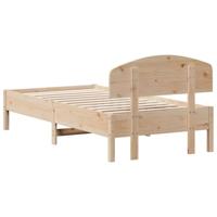 Bedframe zonder matras massief grenenhout 75x190 cm - thumbnail
