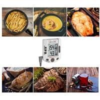 TFA Dostmann 14.1503 Keukenthermometer Oven- en kerntemperatuur, Met touchscreen, Met timer, Alarm Varken, Rund, Hert, Lam, Konijn, Kalf, Gevogelte - thumbnail