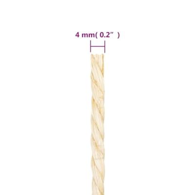 Touw 4 mm 500 m 100% sisal - thumbnail