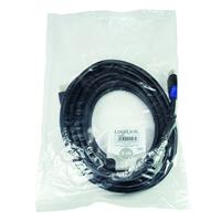 LogiLink CH0064 HDMI-kabel HDMI Aansluitkabel HDMI-A-stekker, HDMI-A-stekker 5.00 m Zwart 4K UHD, Audio Return Channel (ARC), Vergulde steekcontacten - thumbnail