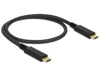 DeLock 83042 USB 3.1 Gen 2 10Gbps 100W USB Type-C 0.5m - thumbnail