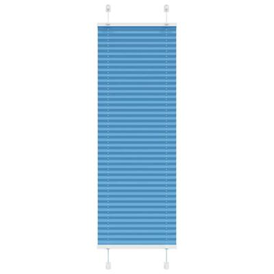VidaXL Plissé rolgordijn 45x150 cm stofbreedte 44,4 cm polyester blauw VidaXL Plissé rolgordijn 45x150 cm stofbreedte 44,4 cm polyester blauw