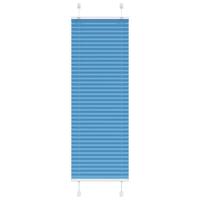 VidaXL Plissé rolgordijn 45x150 cm stofbreedte 44,4 cm polyester blauw - thumbnail