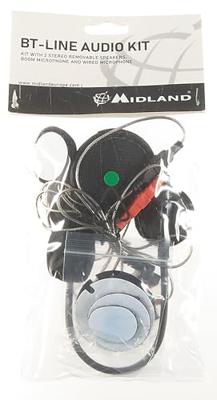 Midland Audio Kit BT Next Conference C1008.01 Headset met microfoon Geschikt voor (helm) Integraalhelm, Jethelm