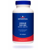 OrthoVitaal Visolie 500mg EPA 18% DHA 12% 120 Softgels - thumbnail