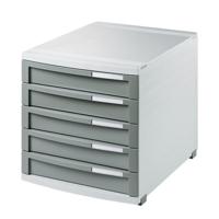 HAN CONTUR 1505-19 Ladebox Lichtgrijs DIN A4, DIN B4, DIN C4 Aantal lades: 5 - thumbnail
