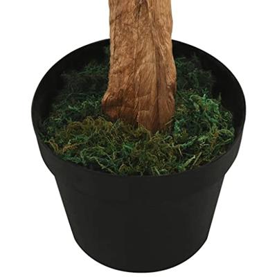 Kunstboom met pot banaan 165 cm groen - thumbnail