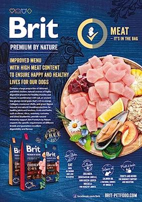 BRIT Premium by Nature Adult M - droogvoer voor hond Kip - 8 kg - thumbnail