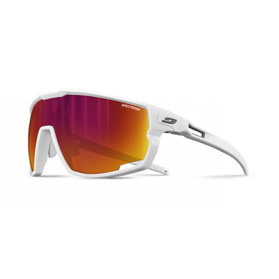 Julbo RUSH - Sportbril - Wit/Zwart - Heren - Maat L - Spectron 3 - FAST & LIGHT