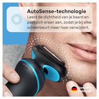 Braun 51-M4500CS Series 5 Elektrisch Scheerapparaat Zwart/Blauw - thumbnail