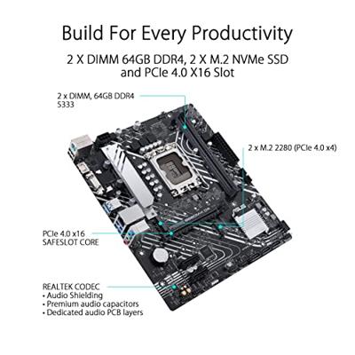 Moederbord Intel Asus PRIME B660M-K D4