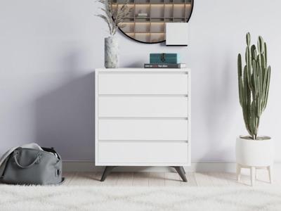 Commode TUVERA 4 lades wit Commode TUVERA 4 lades wit