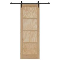 Schuifdeur met Hardware Set 'ORKDAL'Massief Vurenhout - thumbnail