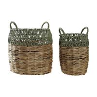 Mandenset DKD Home Decor Rotan (33 x 33 x 40 cm) - thumbnail