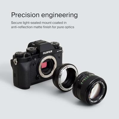 Urth Lens Mount Adapter: Compatible with Canon FD Lens to Fujifilm X Camera Body