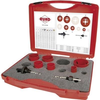 RUKO 106302 106302 Gatenzaagset 8-delig 22 mm, 29 mm, 35 mm, 44 mm, 51 mm, 68 mm 1 set(s) RUKO 106302 106302 Gatenzaagset 8-delig 22 mm, 29 mm, 35 mm, 44 mm, 51 mm, 68 mm 1 set(s)