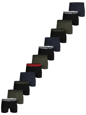 Bjorn Borg 12-pack heren boxershort-Cotton Stretch - Combi